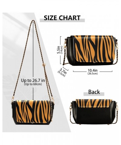 Tiger Crossbody Bags for Women Leather Purse Handbag Shoulder Bag for Gifts Daily Work $18.40 Shoulder Bags