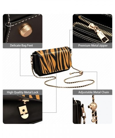 Tiger Crossbody Bags for Women Leather Purse Handbag Shoulder Bag for Gifts Daily Work $18.40 Shoulder Bags