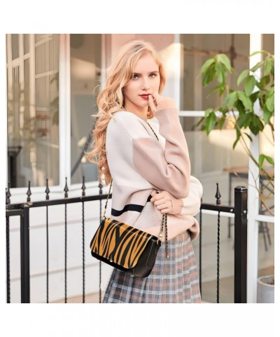 Tiger Crossbody Bags for Women Leather Purse Handbag Shoulder Bag for Gifts Daily Work $18.40 Shoulder Bags