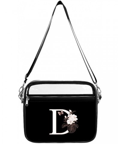 D Clear Crossbody Shoulder Purse Bag for Men Women, Stadium Clear Messenger Bag $14.74 Crossbody Bags