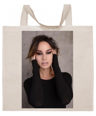 Berenice Marlohe - Cotton Photo Canvas Grocery Tote Bag IDPP323186 $18.97 Totes