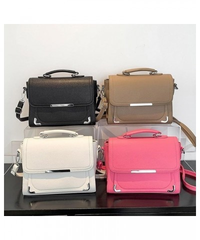 Durable PU Handbag Exquisite Craftsmanship Crossbody Shoulder Bags Perfect for Everyday Use White $14.01 Crossbody Bags