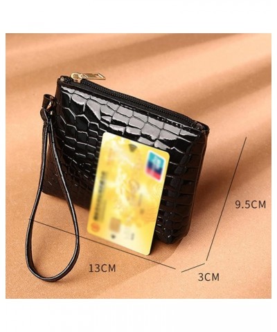 Women Wallet Fashion Bag and Very Portable Light and Large Capacity Wallet Children's Purse (Black, One Size) Green One Size ...