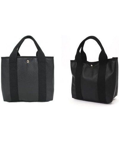 Faux Leather Zipper Divider Tote Be/Bk $15.05 Totes