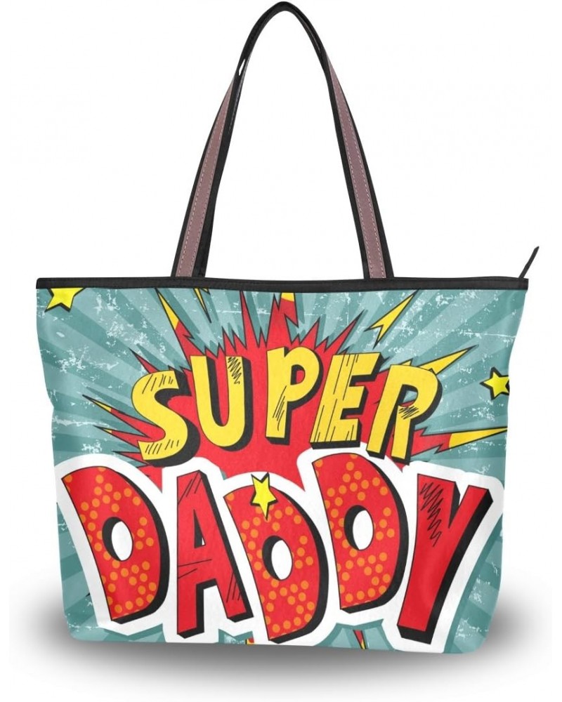 My Daily Women Tote Shoulder Bag Father's Day Pop Style Handbag $13.23 Shoulder Bags