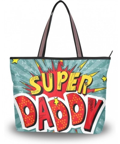 My Daily Women Tote Shoulder Bag Father's Day Pop Style Handbag $13.23 Shoulder Bags