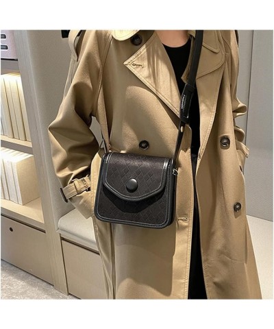 Small Tote Wallet Handbag Underarm Bags Vintage PU Shoulder Bag for Women Black $12.45 Totes