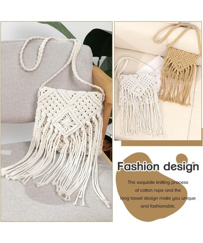 Straw Handbags Purses Crossbody Pocketbook Bag Casual Woven Beach Bags Summer Hobo Hippie Chic Tote Bags with Chain White Tas...