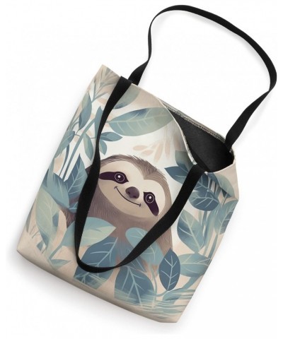 Cute Sloth In Jungles Funny Sloth Tote Bag $9.24 Totes