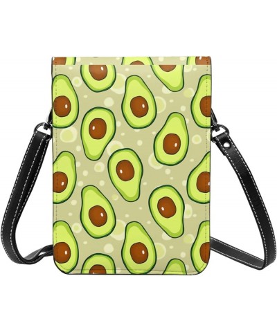 Womens Crossbody Bags Flower Pattern Phone Bag Wallet Purses Adjustable Strap Avocado Pattern (1)2 $19.43 Crossbody Bags