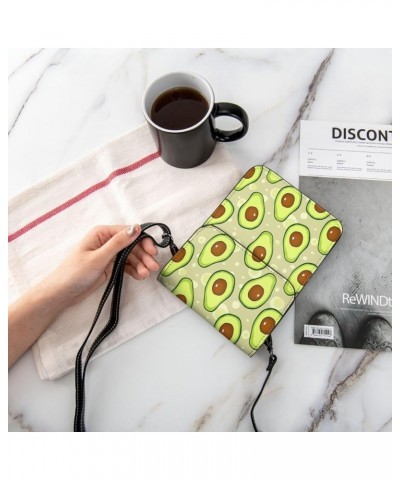 Womens Crossbody Bags Flower Pattern Phone Bag Wallet Purses Adjustable Strap Avocado Pattern (1)2 $19.43 Crossbody Bags