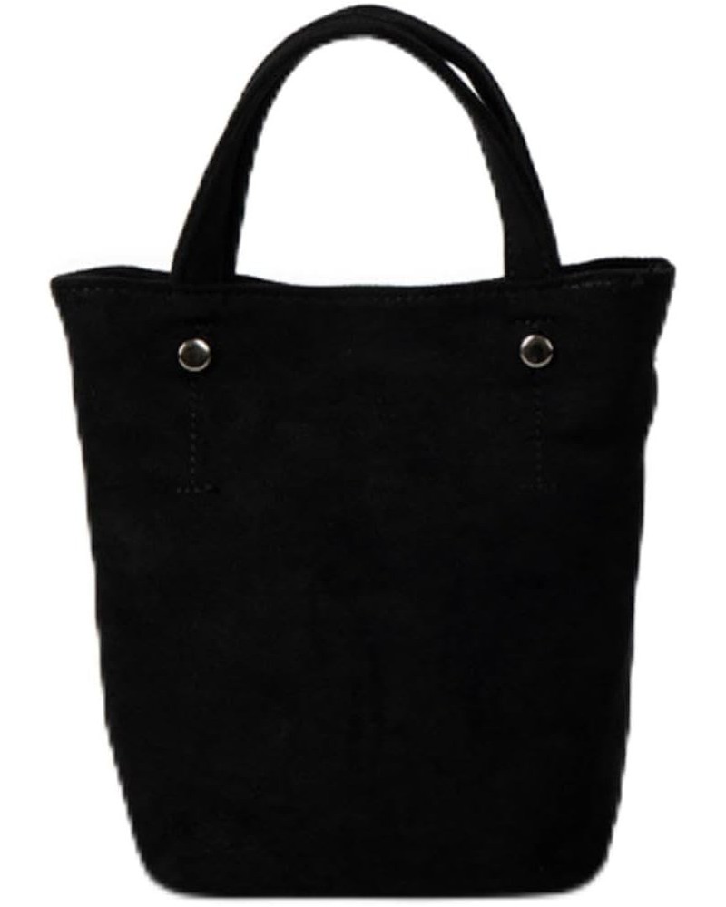 Women's special-interest design suede crossbody bag retro textured versatile handbag Black $31.21 Totes