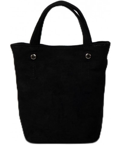 Women's special-interest design suede crossbody bag retro textured versatile handbag Black $31.21 Totes