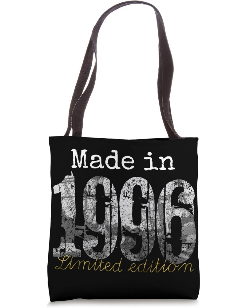 Made in 1996 Tee - 28 Year Old Shirt 1996 28th Birthday Gift Tote Bag $12.66 Totes