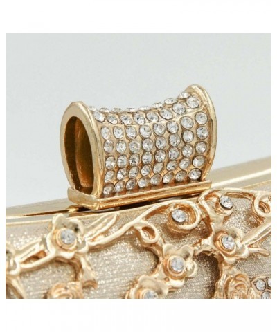 Ladies Banquet Clutch Bag Dress Evening Bag for Party Wedding, Night Handbag with Rhinestones for Women (Color : Silver) Gold...