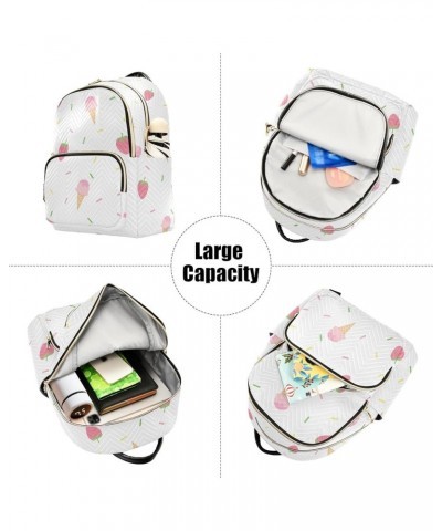 Mini Backpack Purse for Women Lightweight Girls Small Size Strawberry Ice Cream School Teens College Traveling Small $13.20 B...