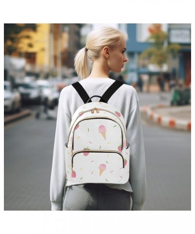 Mini Backpack Purse for Women Lightweight Girls Small Size Strawberry Ice Cream School Teens College Traveling Small $13.20 B...