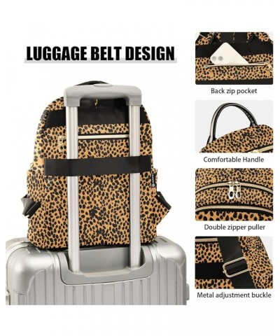 Leopard Stripes Fashion Backpack Purse for Women, Casual Daypacks, Ladies Gift for Traveling Hiking Multicolor Small $17.35 B...