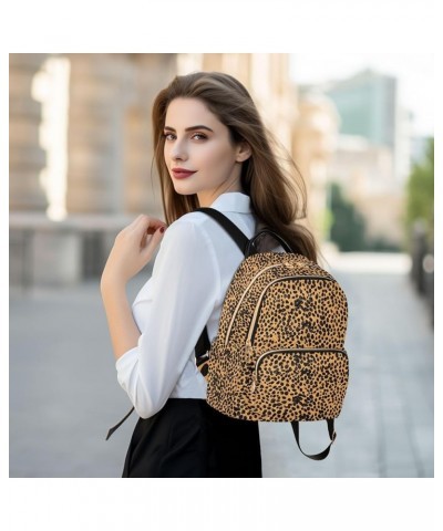 Leopard Stripes Fashion Backpack Purse for Women, Casual Daypacks, Ladies Gift for Traveling Hiking Multicolor Small $17.35 B...