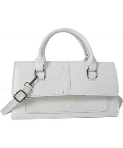 Women Handbag Shoulder Bag for Women Candy Color Crossbody Bags Female Flap Messenger Bags (white) White $20.49 Totes