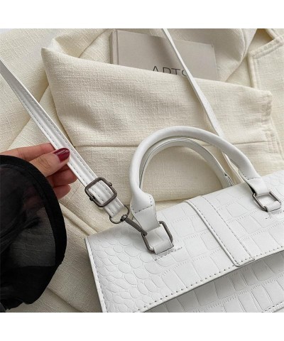 Women Handbag Shoulder Bag for Women Candy Color Crossbody Bags Female Flap Messenger Bags (white) White $20.49 Totes