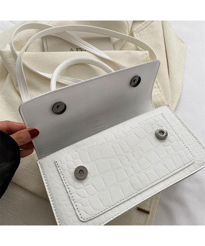 Women Handbag Shoulder Bag for Women Candy Color Crossbody Bags Female Flap Messenger Bags (white) White $20.49 Totes