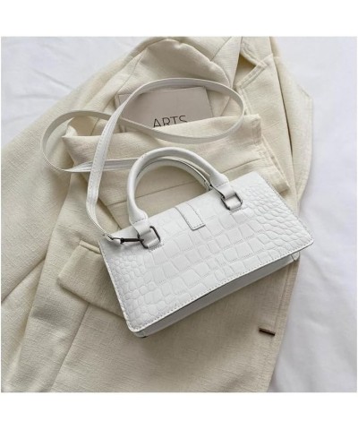 Women Handbag Shoulder Bag for Women Candy Color Crossbody Bags Female Flap Messenger Bags (white) White $20.49 Totes