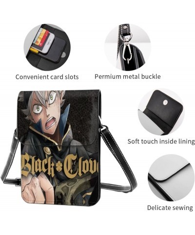 Bl-ack Clover Cell Phone Purse Crossbody Bag for Outdoor Travel Sports Camping Hiking Shoulder Bags 17 $15.63 Crossbody Bags