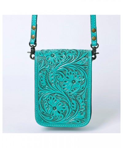 American Darling Cell Phone Holder Hand Tooled Genuine Leather women bag western handbag purse Adbg1135f $52.47 Handbags