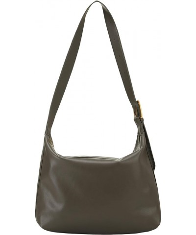 Large Hobo Bag for Women Classic Tote Bag Slouchy Hobo Shoulder Purses Grey $12.00 Totes