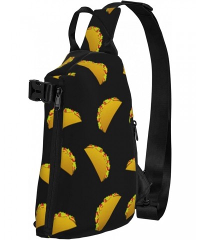 Crossbody Sling Backpack Taco-Mexico Travel Hiking Chest Daypack One Strap Shoulder Bag $15.15 Crossbody Bags