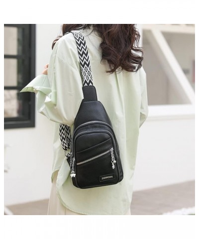 Women Shoulder Bag PU Leather Satchel Bags Solid Color Messenger Bag Large Female Clutch Girls Purse Black $11.59 Shoulder Bags