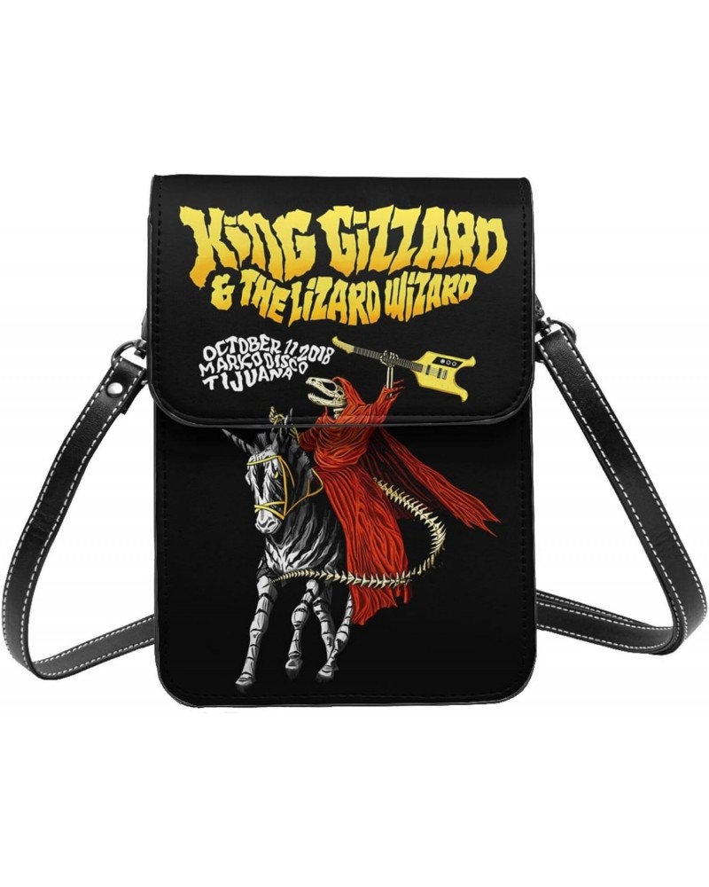 Small Cell Phone Purse King Gizzard And Lizard Wizard Fashion Womens Crossbody Cellphone Bag Mini Shoulder Bag 7.5x5.3 Inches...