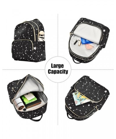 Ladybug Black Polka Dot Backpack Purse for Women Lightweight Back Pack Casual Daypack Travel Shoulder Bag Bookbag - S Small M...