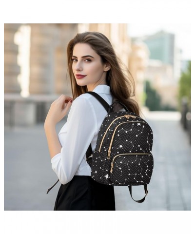 Ladybug Black Polka Dot Backpack Purse for Women Lightweight Back Pack Casual Daypack Travel Shoulder Bag Bookbag - S Small M...