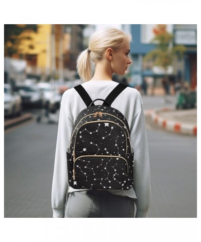 Ladybug Black Polka Dot Backpack Purse for Women Lightweight Back Pack Casual Daypack Travel Shoulder Bag Bookbag - S Small M...