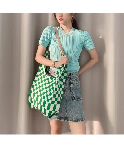 Crochet Tote Bag Aesthetic Y2K Cute Hippie Bag Beach Indie Underarm Bag Grunge Fairycore Shoulder Handbags Purse Pink $12.31 ...