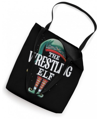 Wrestling Elf Christmas Group Xmas Pajama Party Tote Bag $10.98 Totes