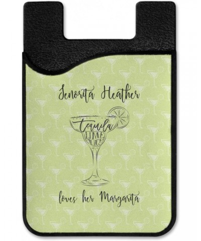 Personalized Margarita Lover 2-in-1 Cell Phone Credit Card Holder & Screen Cleaner $14.19 Wallets