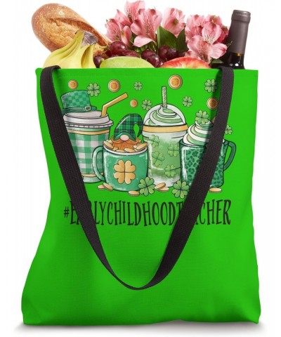 Early Childhood Teacher St Patricks Day Coffee Lovers Tote Bag $15.36 Totes