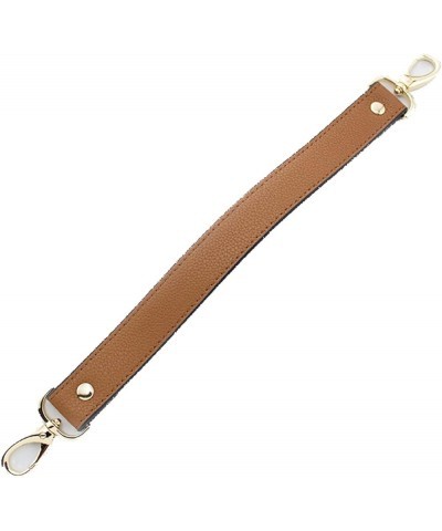 Womens PU Bag Handles Strap Lychee Pattern Short Bags Belt Leather Purse Chain Wrist Band Fashion Accessories for Handbags Bl...