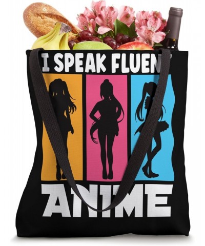 I Speak Fluent Anime Funny Anime Women Girls Kids Tote Bag $11.61 Totes