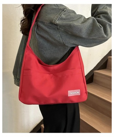 Canvas Hobo Bag for Women Retro Shoulder Bag Tote Bag Large Satchel Handabg Purse Casual A Black $21.92 Totes