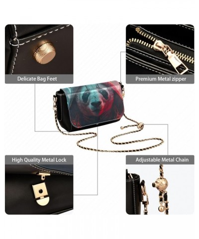 Crossbody Bags for Women Trendy Women's Black Shoulder Bag Small PU Leather Flap Cross Body Bag Handbags Pattern3 $18.85 Cros...