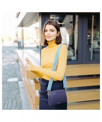 Small Crossbody Bags for Women, Shoulder Handbags, Satchel Purse with Adjustable Strap Navy Blue $17.39 Crossbody Bags