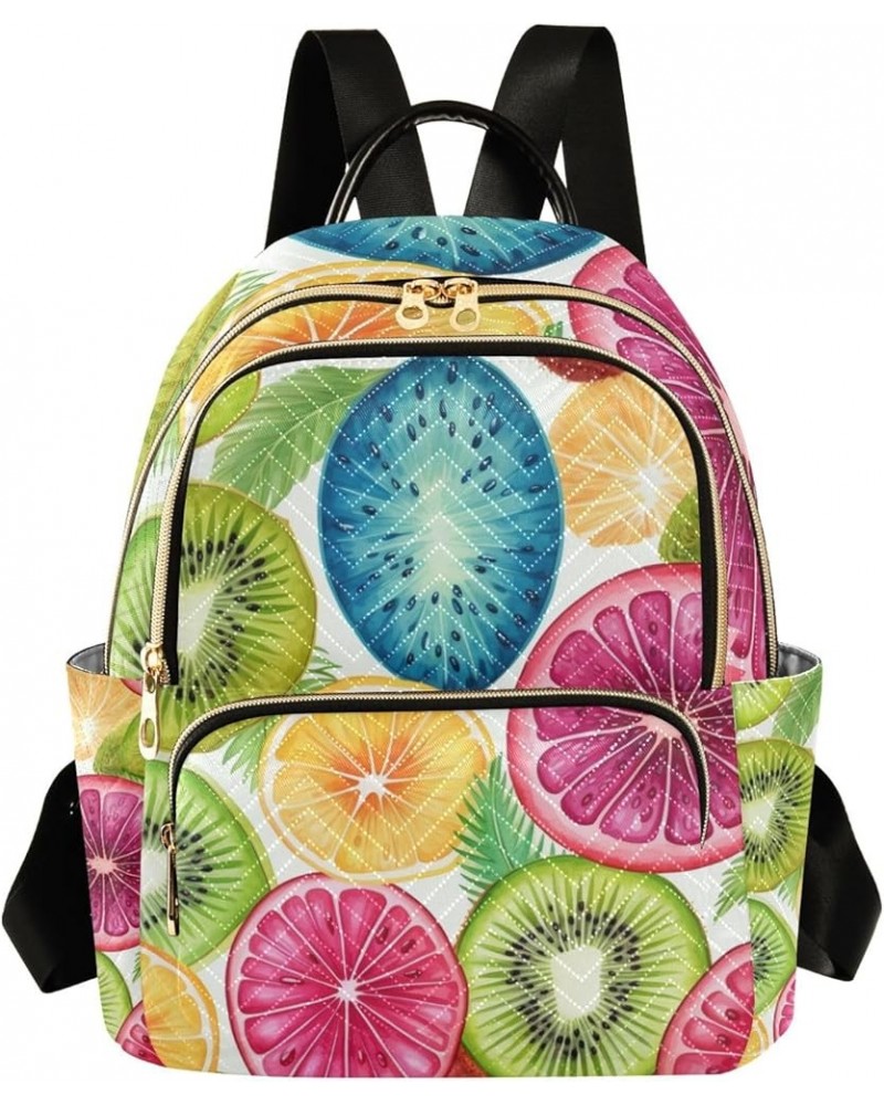 Mini Backpack Purse for Women, Fruit Slice Travel Bag Casual Daypack Shoulder Bag Medium $15.68 Backpacks