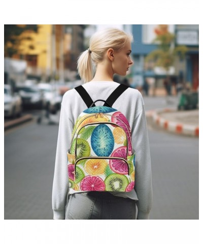 Mini Backpack Purse for Women, Fruit Slice Travel Bag Casual Daypack Shoulder Bag Medium $15.68 Backpacks