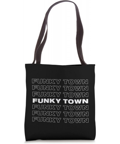 FUNKY TOWN Fort Worth TX Repeating Design Tote Bag $14.05 Totes