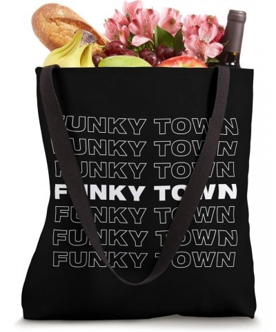 FUNKY TOWN Fort Worth TX Repeating Design Tote Bag $14.05 Totes