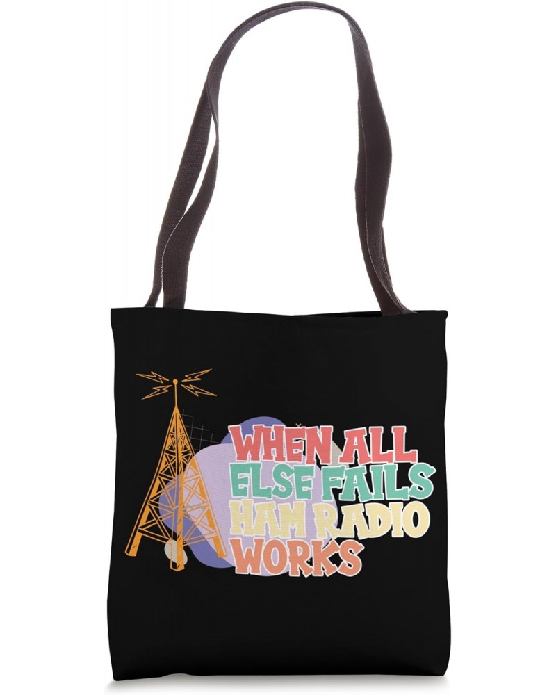 When All Else Fails Ham Radio Works Amateur Radio Tote Bag $10.12 Totes